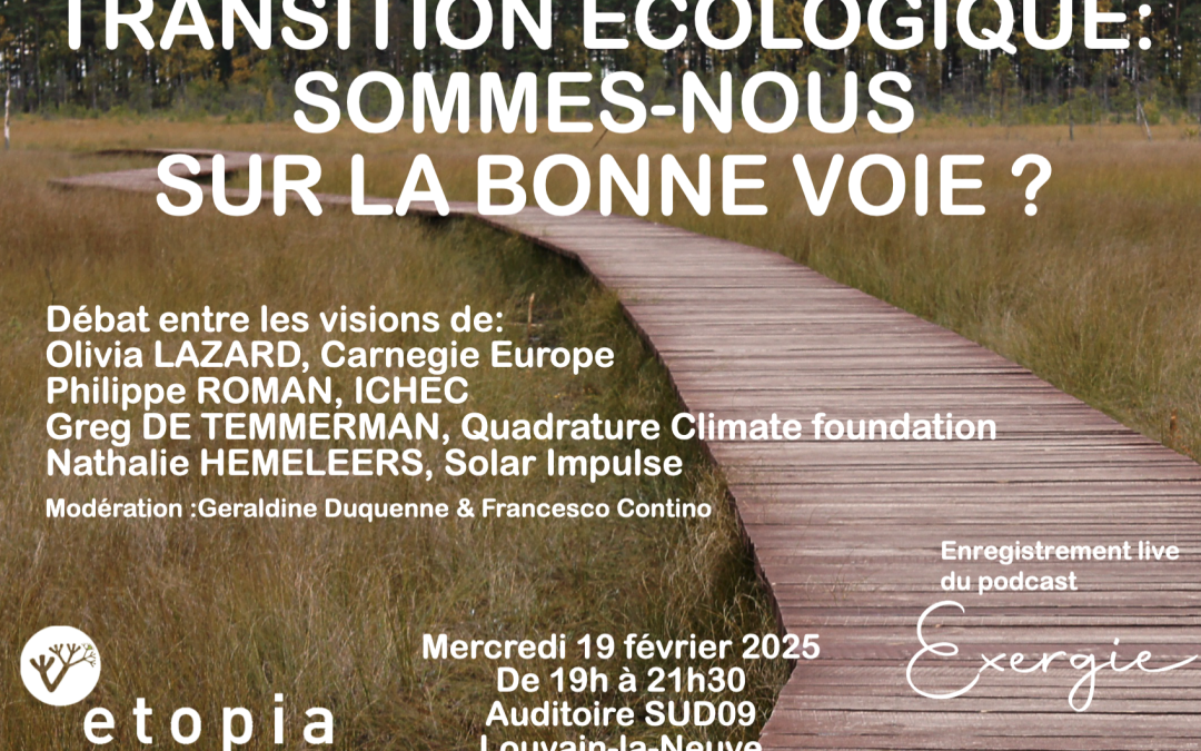 Soirée-débat « Transition écologique : sommes-nous sur la bonne voie ? »